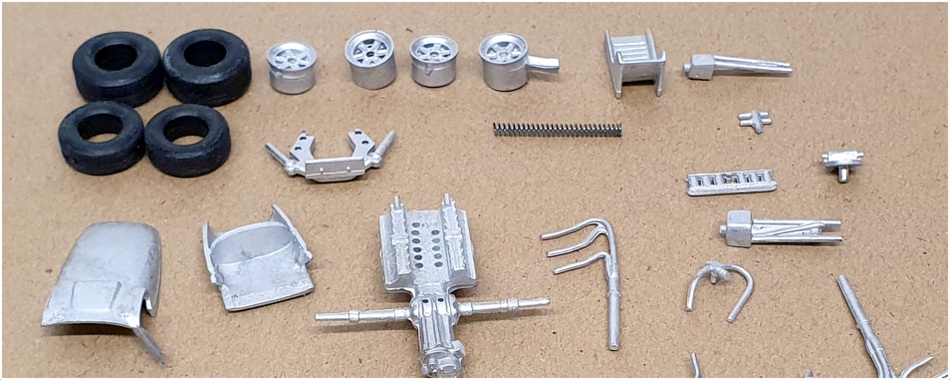 S.C.R. Models 1/43 Scale Unbuilt Kit 20-89 - 1967 F1 Honda RA300 - Surtees S.C.R. Models 1/43 Scale Unbuilt Kit 20-89 - 1967 F1 Honda RA300 - Surtees