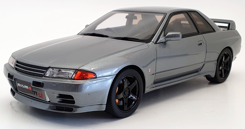 Kyosho 1 18 Escala Modelo Coche Ksrgr Nissan Skyline Gtr Nismo R32 Gris Ebay