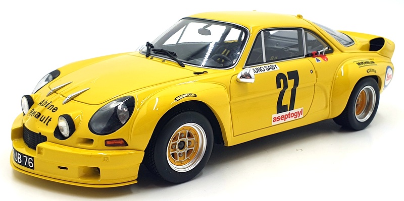 Otto Mobile 1/18 Scale Resin OT092 - Alpine A110 1800S Gr.5 - Yellow