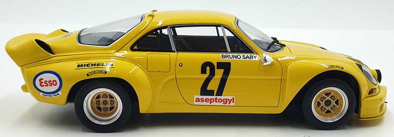 Otto Mobile 1/18 Scale Resin OT092 - Alpine A110 1800S Gr.5 - Yellow