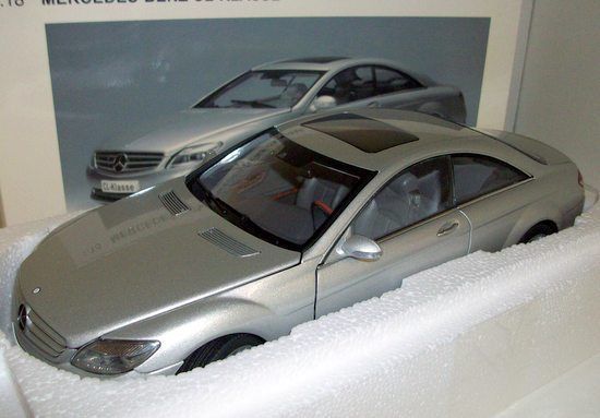 Beautiful 1/18 Autoart MB CL-Klasse Silver Minicar | eBay