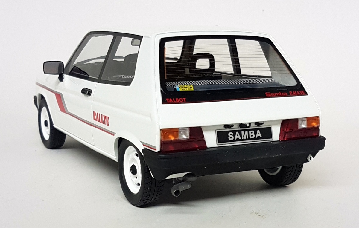 Otto 1/18 Scale Resin - OT694 Talbot Samba Rallye 1983 White