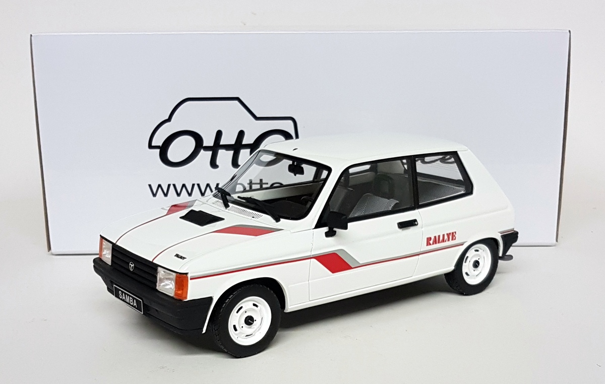 Otto 1/18 Scale Resin - OT694 Talbot Samba Rallye 1983 White