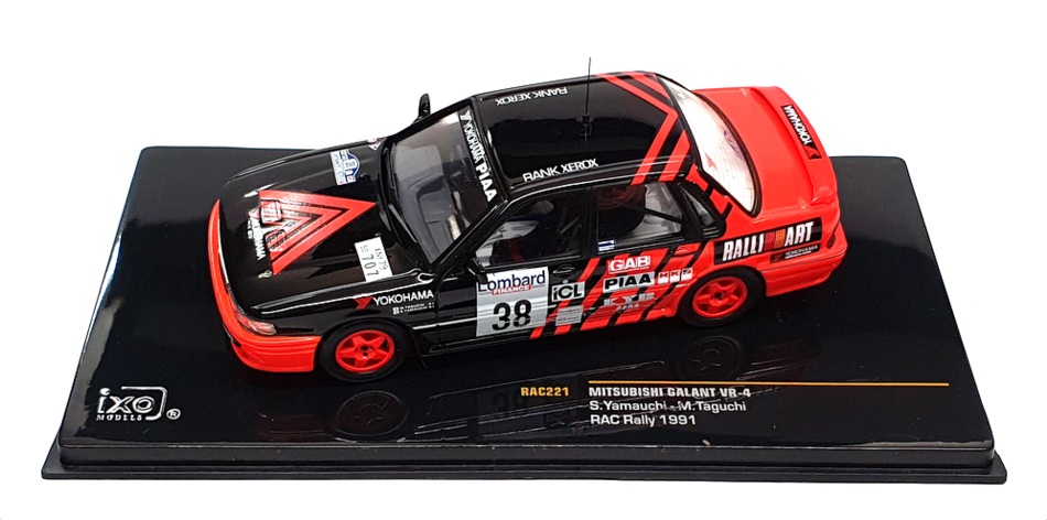 Ixo 1/43 Scale Diecast RAC221 - Mitsubishi Galant VR-4 RAC Rally 1991