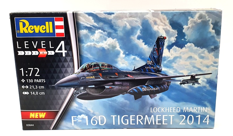 Revell 1/72 Scale Model Aircraft Kit 03844 - Lockheed Martin F-16 Tigermeet 2014