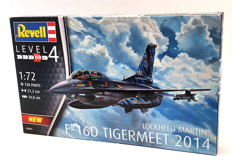 Revell 1/72 Scale Model Aircraft Kit 03844 - Lockheed Martin F-16 Tigermeet 2014