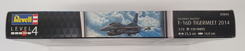 Revell 1/72 Scale Model Aircraft Kit 03844 - Lockheed Martin F-16 Tigermeet 2014