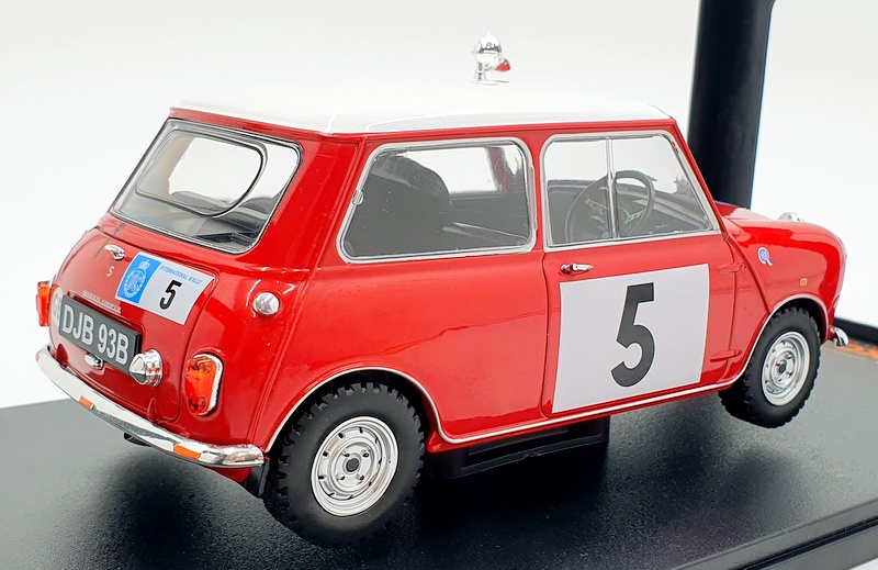 IXO Models 1/18 Scale 18RMC065A - 1965 Mini Cooper S #5 RAC R.Aaltonen