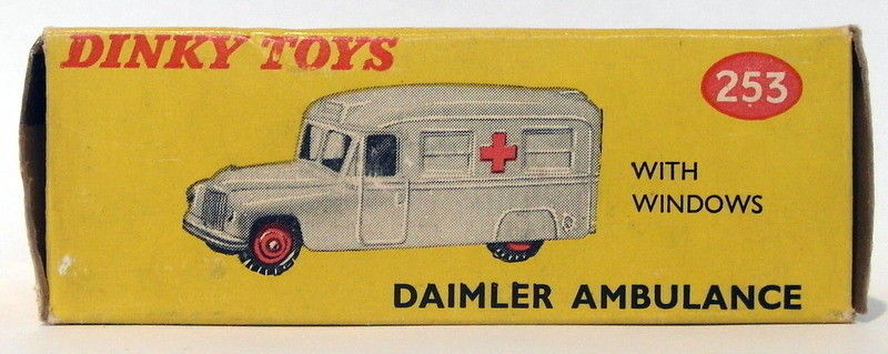 Vintage Dinky 253 - Daimler Ambulance - White Variant 2