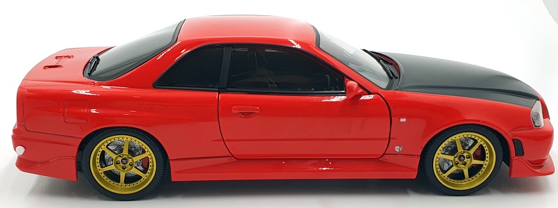 Greenlight 1/18 Scale 19052 -1999 Nissan Skyline GT-R R34 - Red
