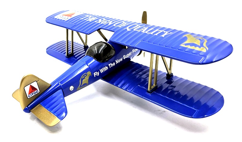 Spec Cast Approx 28cm Wingspan 37502 - Stearman Bi-Plane Citgo 