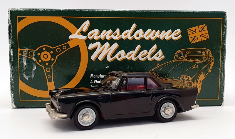 Lansdowne Models 1/43 Scale LDM11A 1963 Sunbeam Alpine III Black - Light