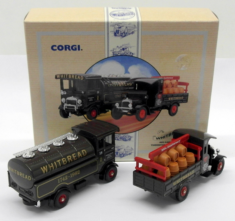 【新品】Corgi コカ・コーラ ダイキャストカー 6台セット Corgi 1/50 Scale 97755 - AEC Cabover & Thornycroft Beer Truck