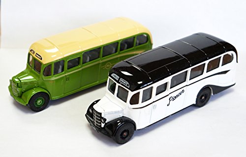Corgi 1/50 Scale Bus Set 97741 - 2 Jersey Bedford OB Coaches - Island Transp.