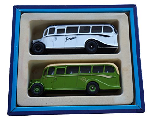 Corgi 1/50 Scale Bus Set 97741 - 2 Jersey Bedford OB Coaches - Island Transp.