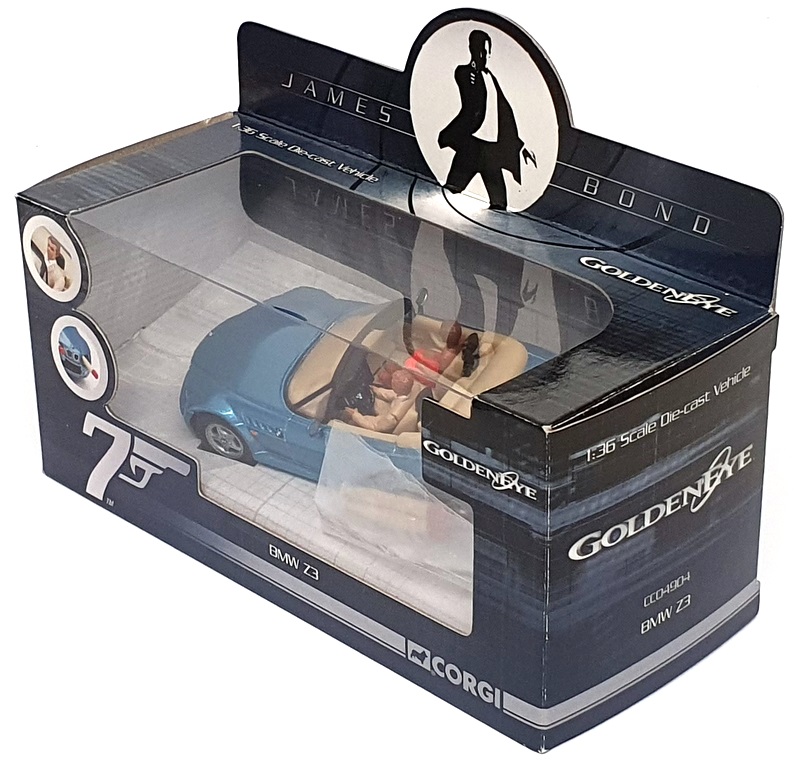Corgi 1/36 Scale CC04904 - BMW Z3 James Bond 007 (Goldeneye) Met