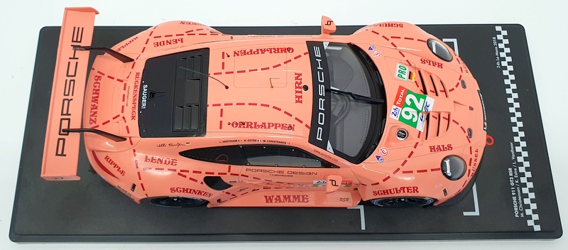 IXO Models 1/18 Scale Diecast LEGT18003 - Porsche 911 GT3 RSR - Pink