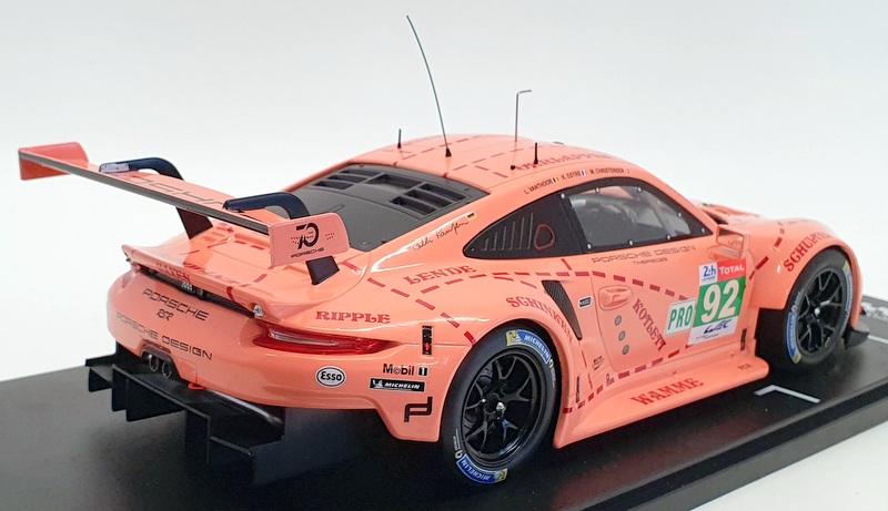 IXO Models 1/18 Scale Diecast LEGT18003 - Porsche 911 GT3 RSR - Pink