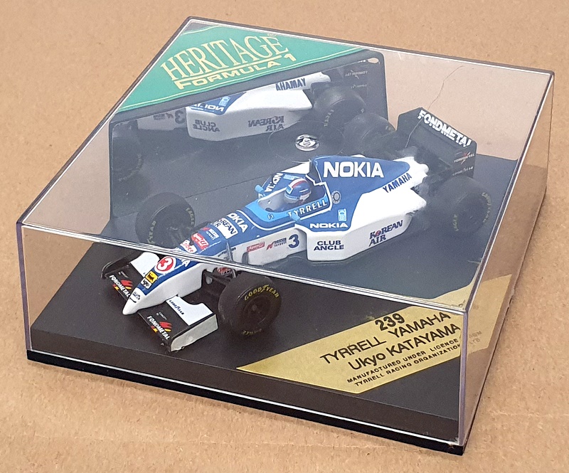 Onyx 1/43 Scale 239 - F1 Tyrrell Yamaha 023 #3 Ukyo Katayama - Blue/White Onyx 1/43 Scale 239 - F1 Tyrrell Yamaha 023 #3 Ukyo Katayama - Blue/White