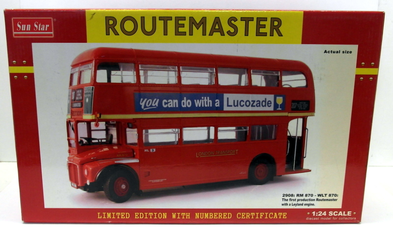 Sun Star 1/24 Scale Diecast 2908 - London Transport