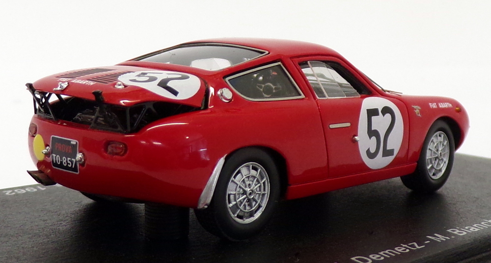 Spark Models 1/43 Scale S1322 - Abarth Fiat 700S - #52 Le Mans 1962