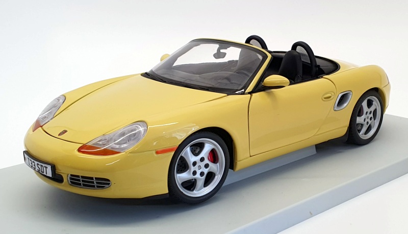 UT Models 1/18 Scale Model Car 27861 - Porsche Boxter S - Yellow