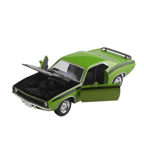 NewRay 1/25 Scale Diecast - 71873 - 1970 Plymouth Cuda - Green