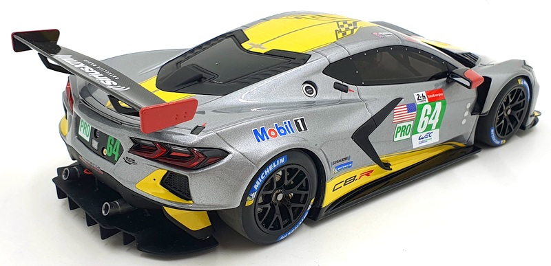 GT Spirit 1/18 Scale Resin GT879 - Corvette C8 R LM 2021 #64 - Grey