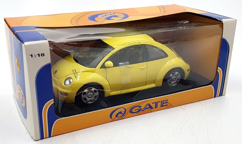 Gate 1/18 Scale Diecast 01036 - VW New Beetle Coupe 1998 - Yellow Gate 1/18 Scale Diecast 01036 - VW New Beetle Coupe 1998 - Yellow