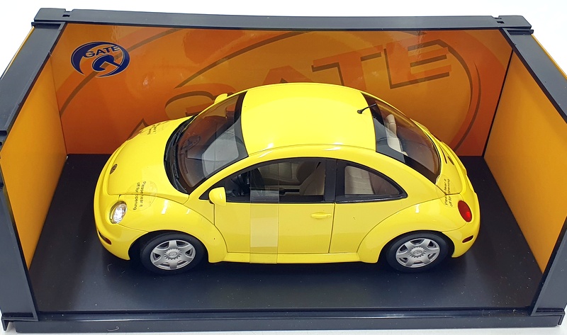 Gate 1/18 Scale Diecast 01036 - VW New Beetle Coupe 1998 - Yellow Gate 1/18 Scale Diecast 01036 - VW New Beetle Coupe 1998 - Yellow
