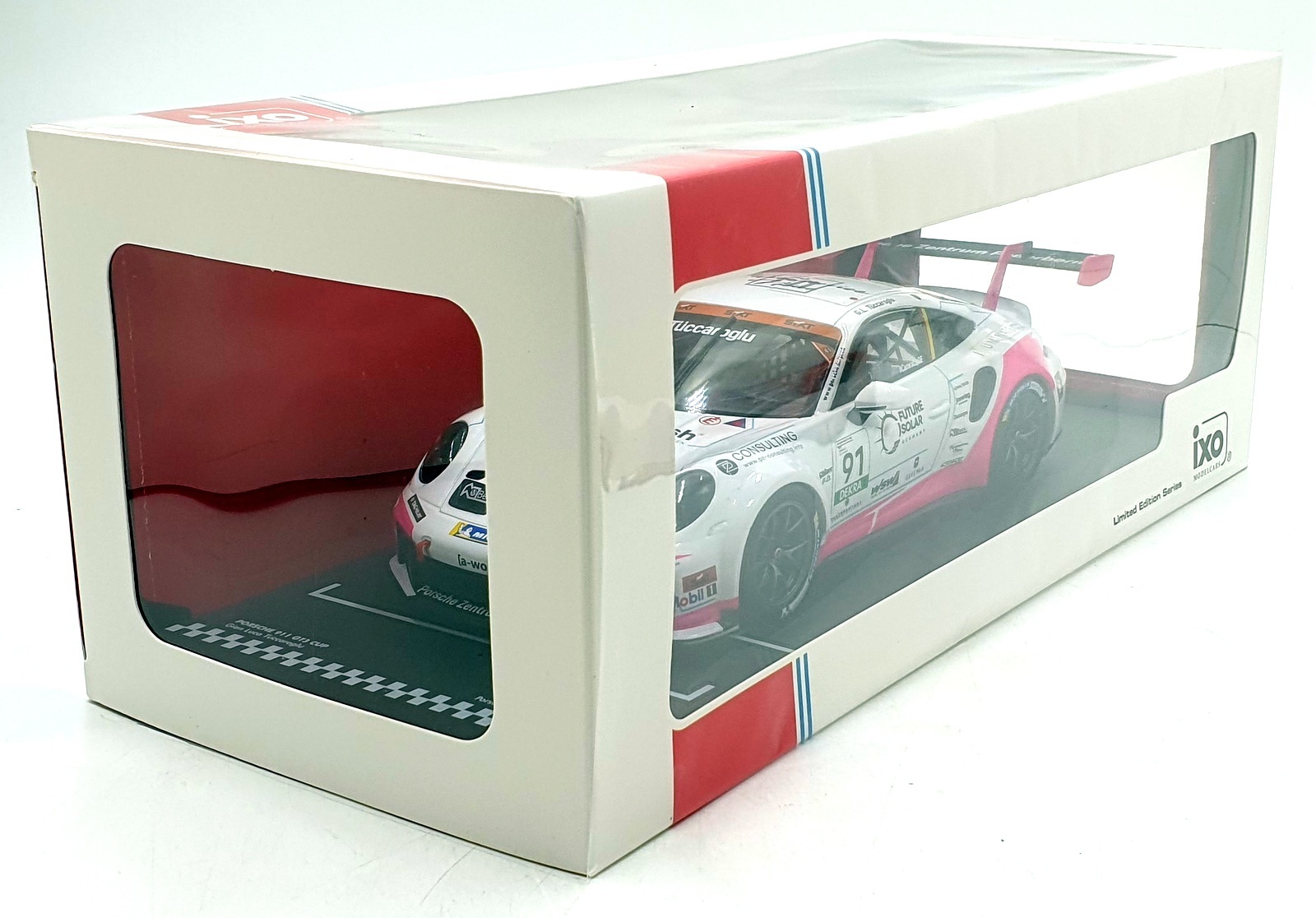 IXO 1/18 Scale LEGT18-24CUP004 - Porsche 911 GT3 Cup #91