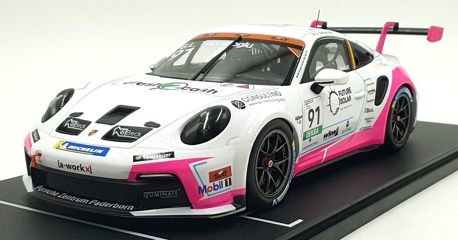 IXO 1/18 Scale LEGT18-24CUP004 - Porsche 911 GT3 Cup #91