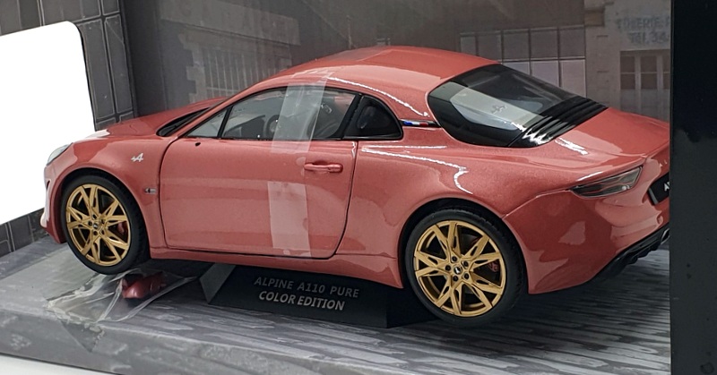 【新品】SOLIDO 1/18 Alpine A110 1800 Solido 1/18 Scale Diecast S1801611 - 2021 Alpine A110 Pure - Rose