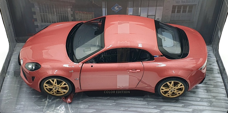 Solido 1/18 Scale Diecast S1801611 - 2021 Alpine A110 Pure - Rose