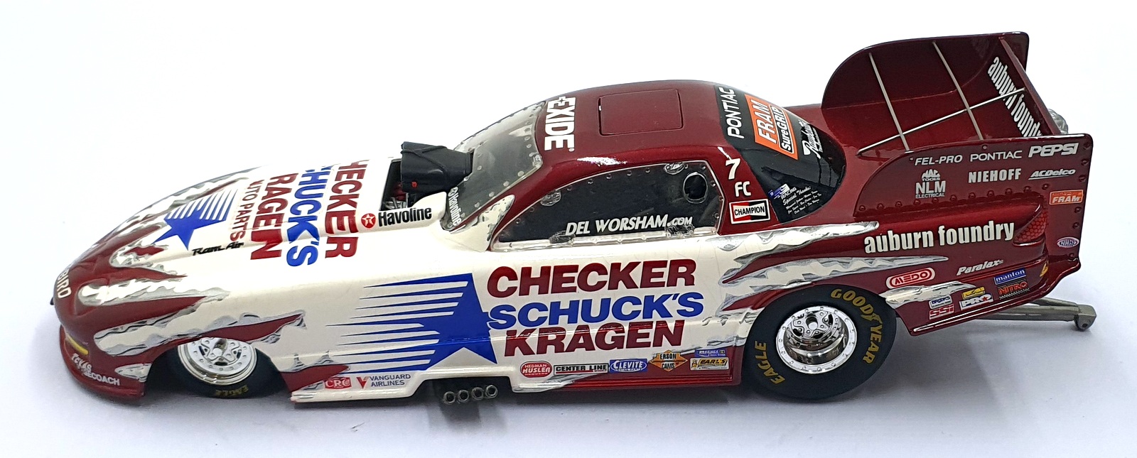 Checker Schuck's Kragen ファニーカー NHRA Checker Schuck's Kragen ファニーカー NHRA Racing Champions 1/24