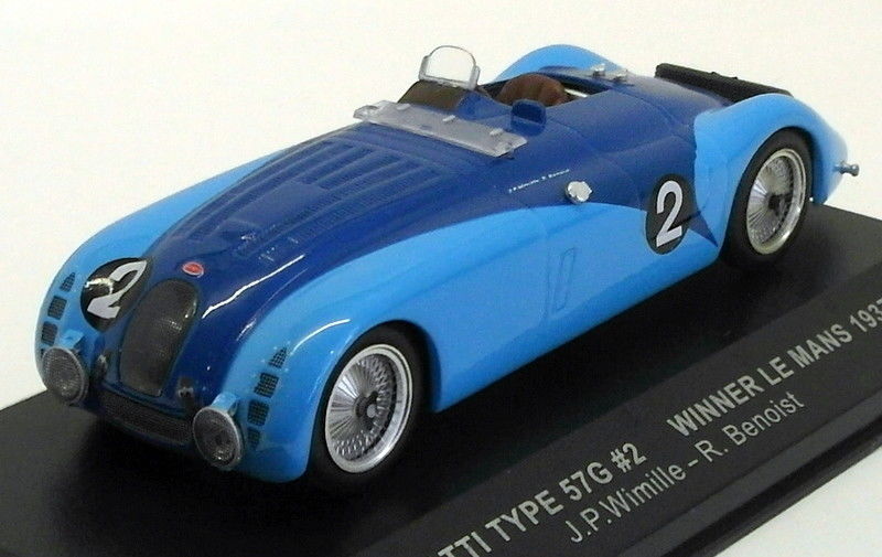 Ixo 1/43 Scale Diecast LM1937 - Bugatti Type 57G #2 Winner Le Mans 1937 ...