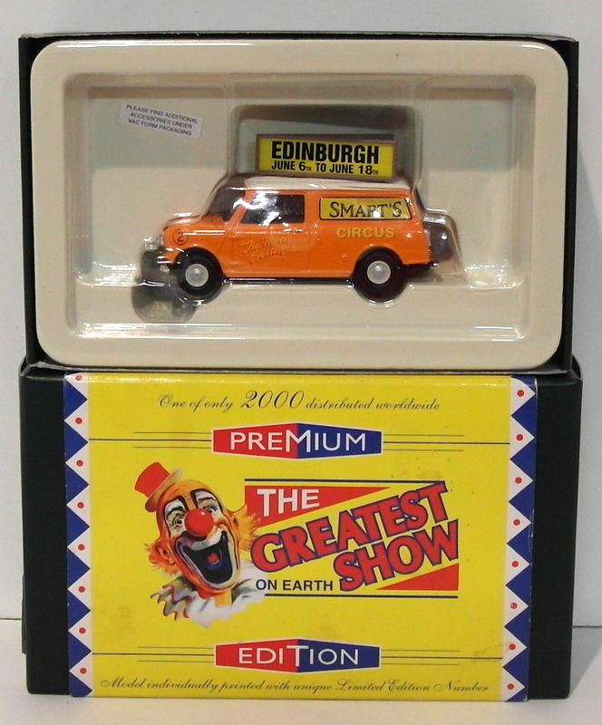 Corgi 1/43 Scale Diecast CC02001 - Mini Van - Billy Smarts Circus