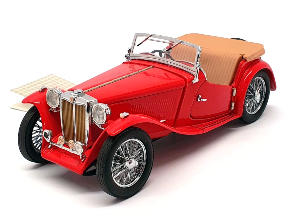 Franklin Mint 1/24 Scale Model Car 14321A - 1948 MG TC - Red | eBay