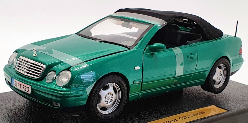 Anson 1 18 Scale B Mercedes Benz Clk Cabriolet Met Green Ebay