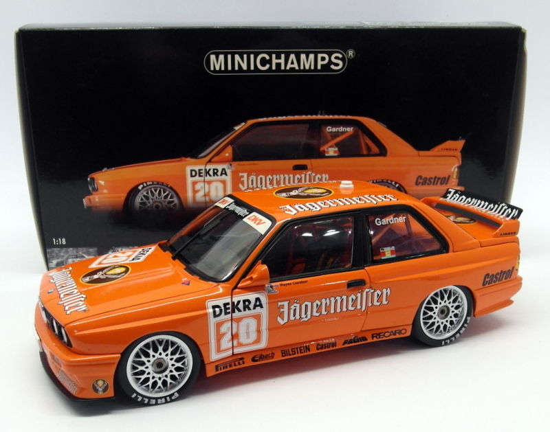 自動車 MINICHAMPS 1/18 BMWM3 W.Gardner DTM 1992 Minichamps 1/18 Scale - 180 922020 BMW M3 DTM 1992 W