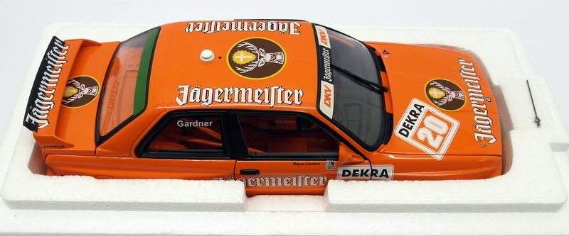 自動車 MINICHAMPS 1/18 BMWM3 W.Gardner DTM 1992 Minichamps 1/18 Scale - 180 922020 BMW M3 DTM 1992 W