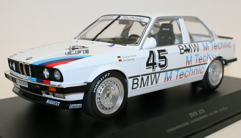 Minichamps 1/18 Diecast 155 862645 BMW 325i Linder Rennsport ETCC 1986