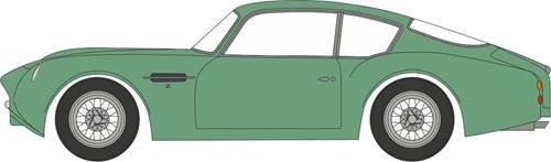Oxford Diecast 1/43 Scale AMZ001 - Aston Martin DBGT Zagato - Metallic Green