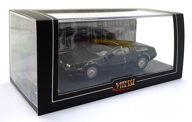 Vitesse 1/43 Scale 24002 - 1981 De Lorean DMC 12 Coupe - Black Vitesse 1/43 Scale 24002 - 1981 De Lorean DMC 12 Coupe - Black