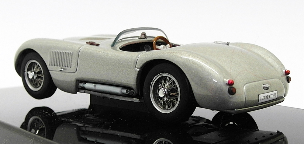 Autoart 1/43 Scale Model Car 53502 - Jaguar C-Type - Silver