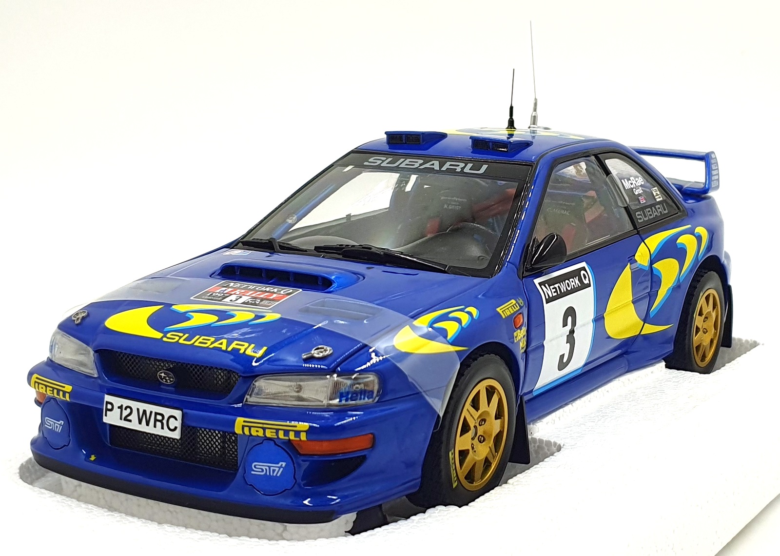 Sun Star 1/18 Diecast 5781 - Subaru Imprezza S5 WRC'97 #3 1st RAC