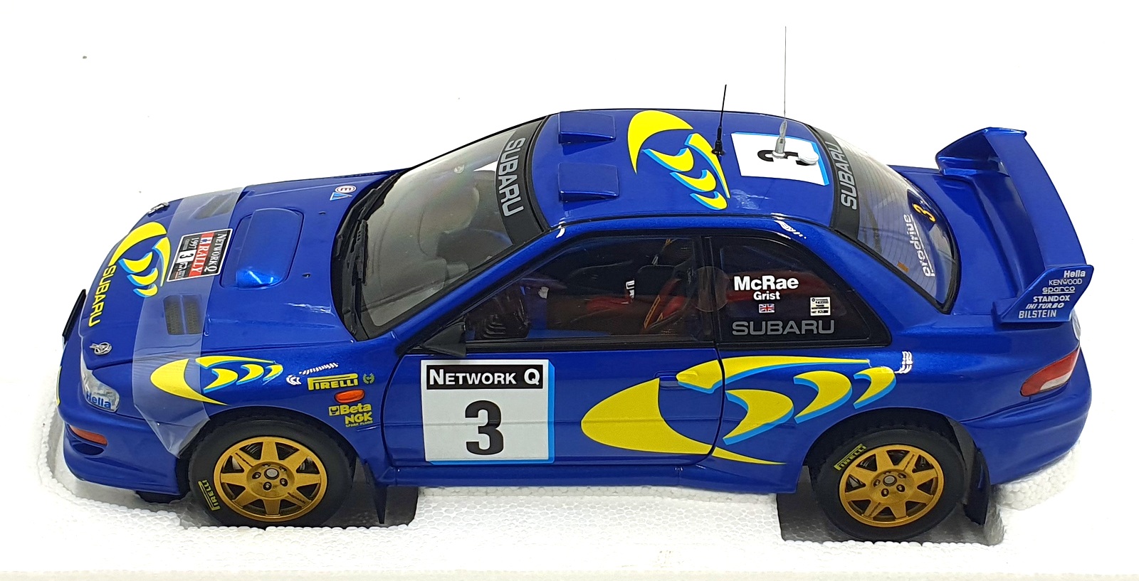 Sun Star 1/18 Diecast 5781 - Subaru Imprezza S5 WRC'97 #3 1st RAC Rally 1997 Sun Star 1/18 Diecast 5781 - Subaru Imprezza S5 WRC'97 #3 1st RAC Rally 1997