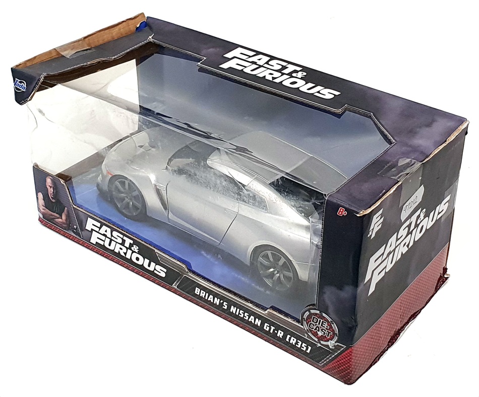 JADA 1/24 Scale 97212 - Fast & Furious Brian's Nissan GT-R (R35) - Silver