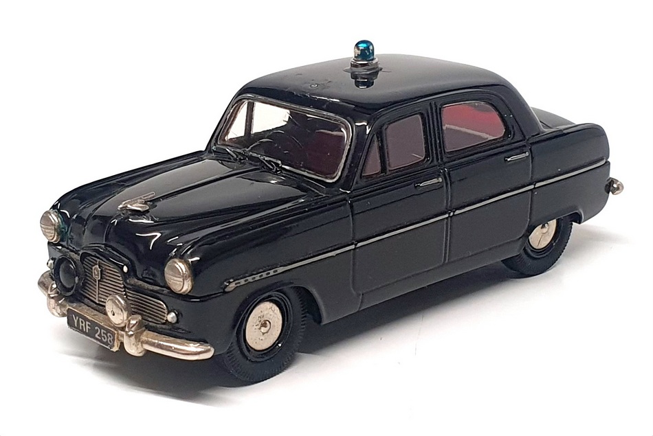 Crossway Models 1/43 Scale JM01 - Ford Zephyr 6 Staffordshire Police - Black