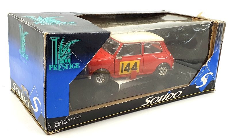Solido ソリド ミニクーパーS モンテカルロ1964 1/18スケール Solido 1/18 Scale Diecast 8023 - Mini Cooper S 1964 Rally